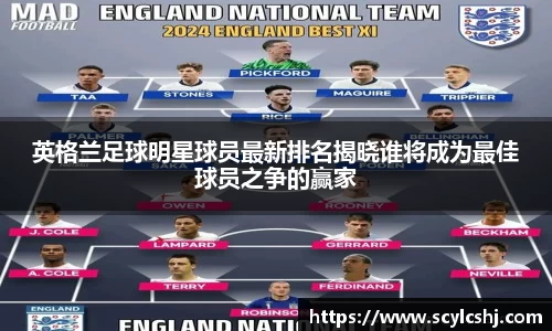 英格兰足球明星球员最新排名揭晓谁将成为最佳球员之争的赢家